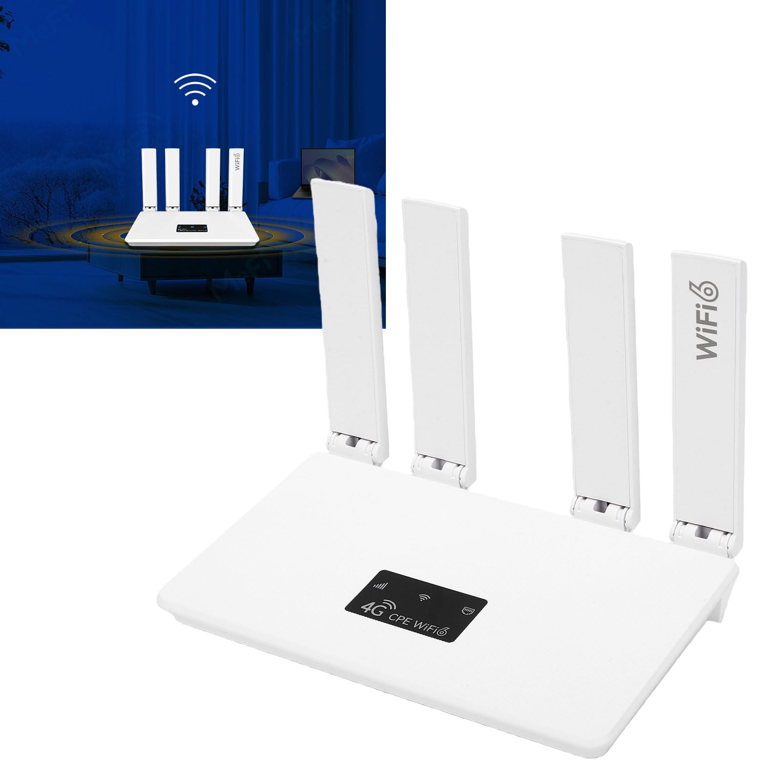 Generic Router WiFi 6 Przenośny Bezprzewodowy Router Internetowy 300Mbps 4G LTE CPE do Podróży Domowych