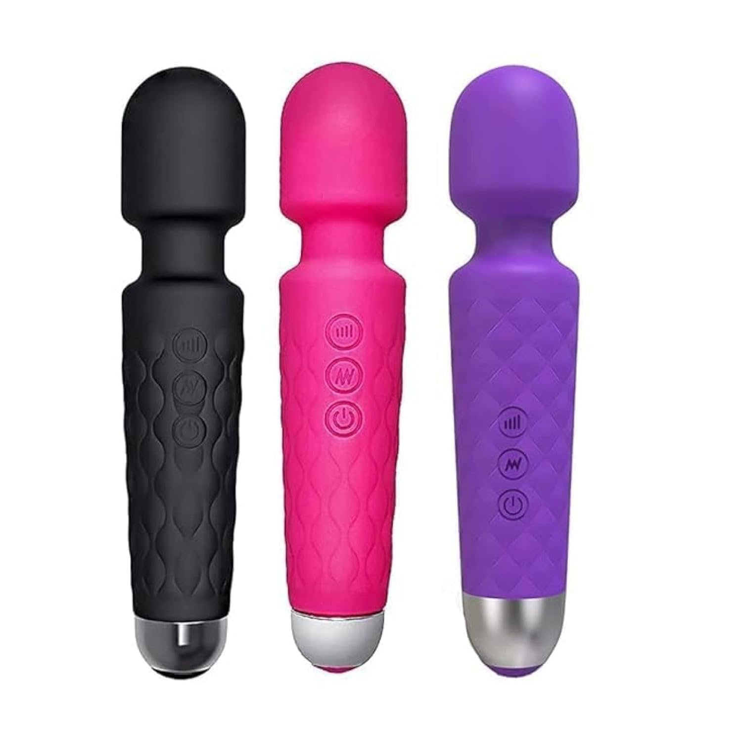 Individual full body cargo cargo wireless vibrations cordless for pen relief back massage machine with fast charging silicon grade (black)