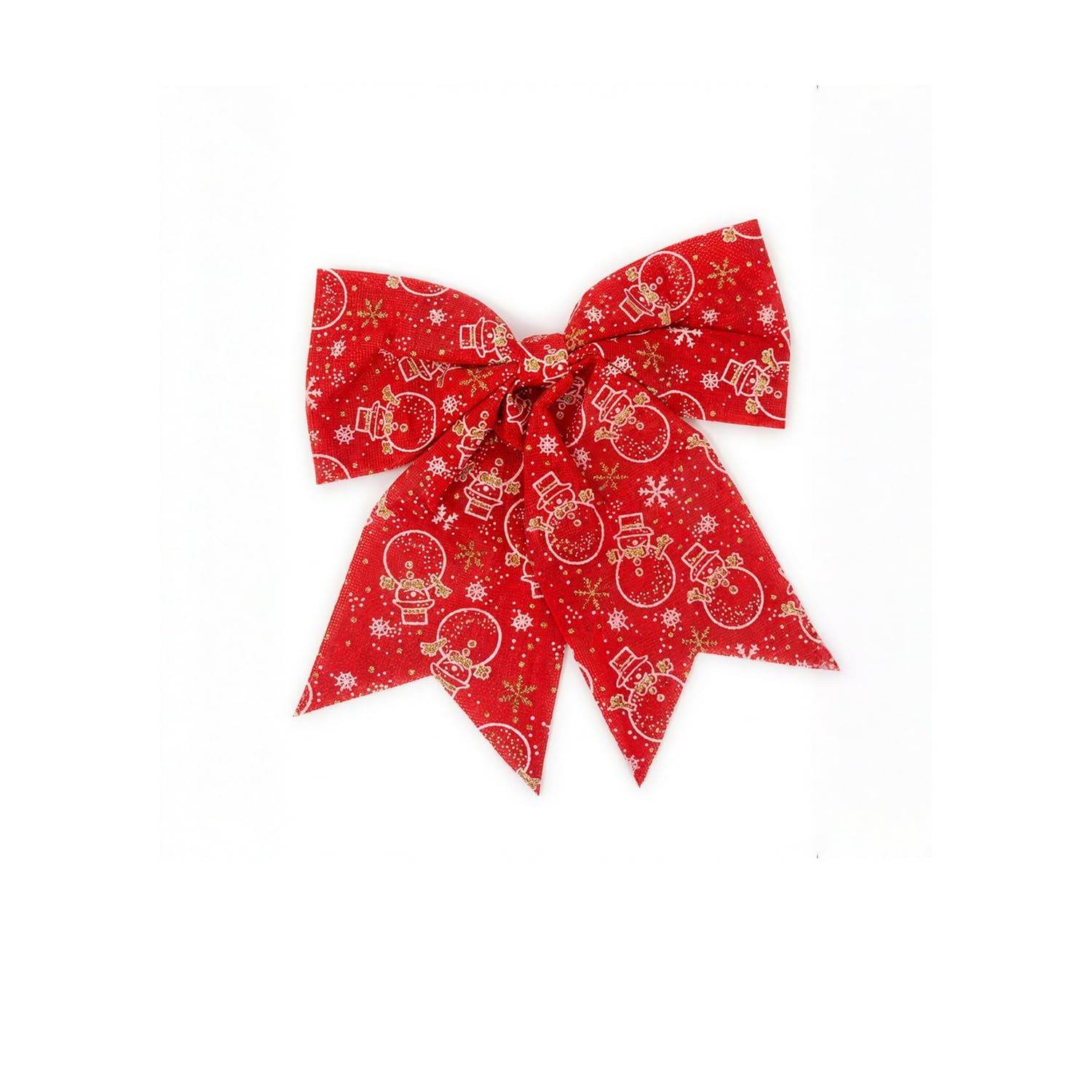 Aex 20X22 Cm Red Christmas Tree Bows Large Red Bows For Christmas Tree Decorations Glitter Decorative Bow For Red Christmas Tree Decorations Ornaments Decorations For Home Christmas Party (20X22 Cm Red)
