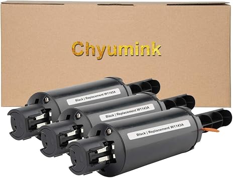 Amazon.com: Chyumink Reemplazo compatible para cartucho de tóner HP W1143A  con Neverstop MFP 1202w 1202nw 1200nw, HP Neverstop Laser 1001nw 1000n  Impresoras, paquete de 3 : Productos de Oficina