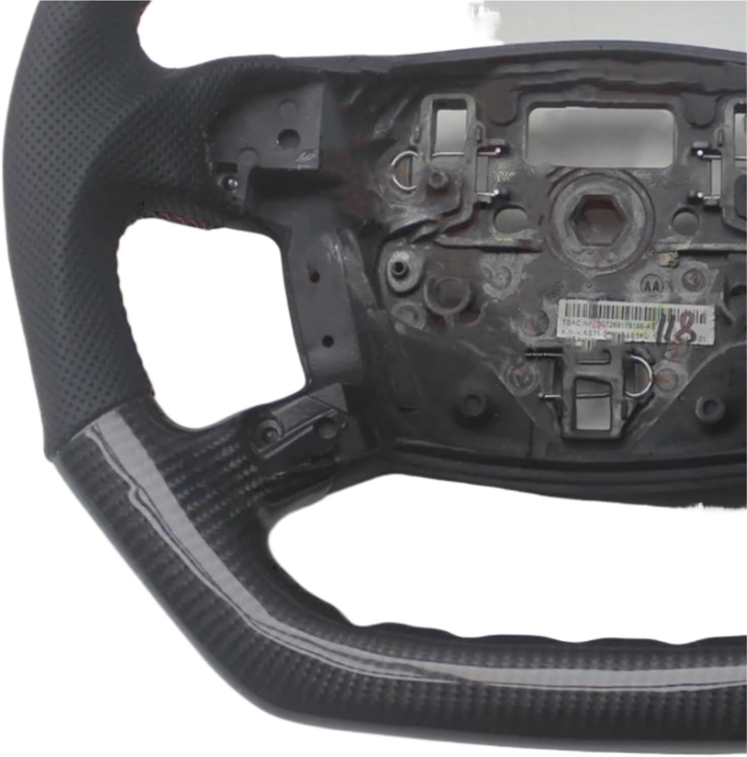 Replacement For Ford Mondeo MK4 Carbon Fiber Leather Steering Wheel 2010-2014 Car Accessories