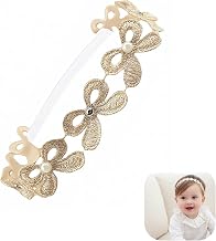 baby butterfly headband for girls headband soft stretchy headband elastic headband cute hat for kids toddler gift newborn white