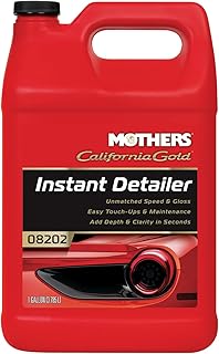 Mothers California Gold Instant Detailer, 1 gal. – Removes Smudges, Dust & Fingerprints, Boosts Gloss & Slickness, Lubrication for Clay Bars, Quick Touch-ups & Maintenance Between Washes (08202)