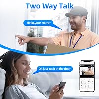 HAPYTHDA WiFi Ajtókamera 4,3" Monitorral - 1080P Digitális Kémlelőnyílás, 90° Látószög, PIR Mozgásérzékelő, 5000mAh Akku, Éjjellátó 4
