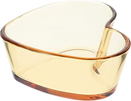 Heart Bowl Clear Steaming Baking Serving Bowl for Cooking Prep High Low Temperature Resistance for Egg Steaming Pudding Desserts