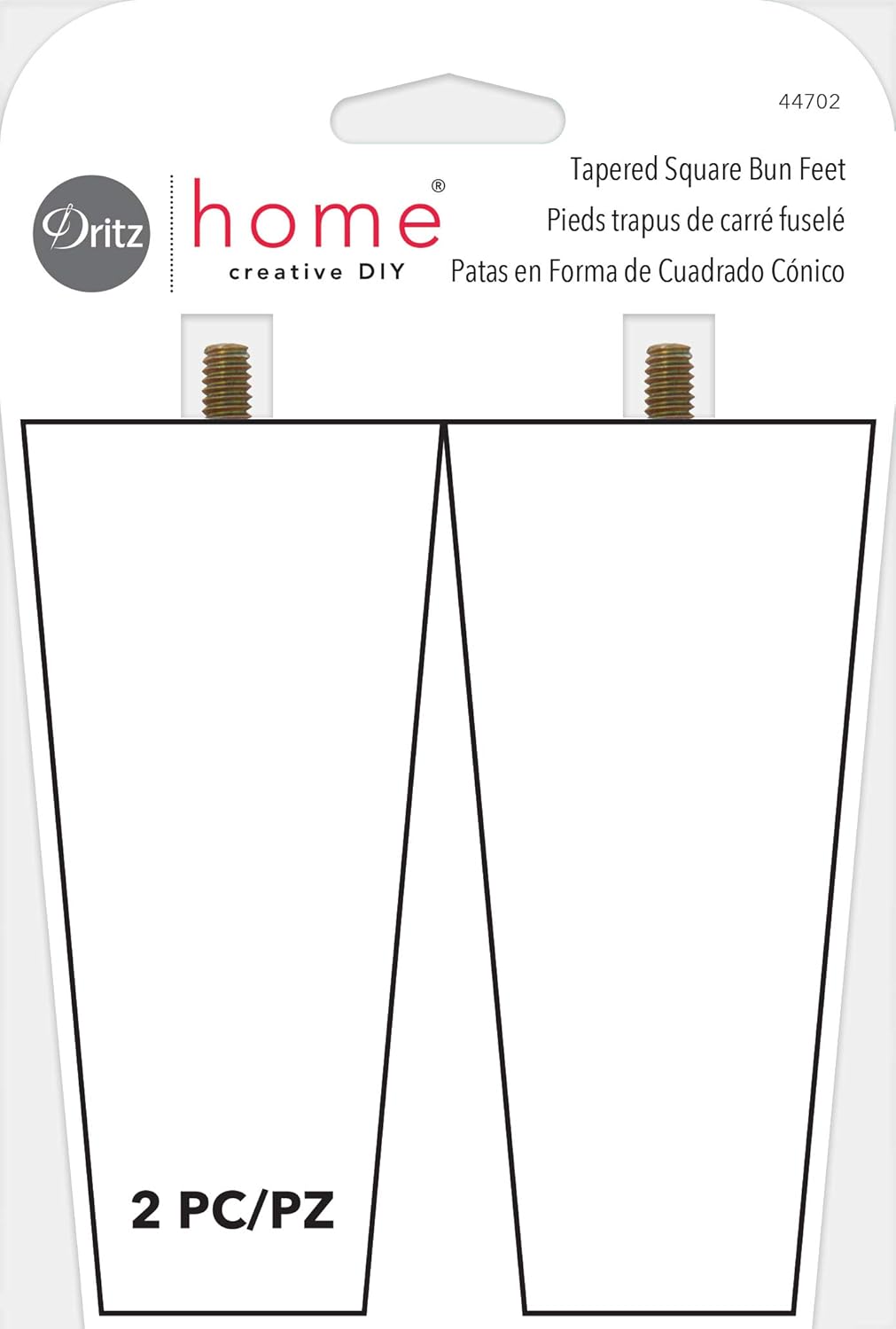 Dritz Tapered Square Bun Feet Furniture Legs, Unfinished 2 Amazon.ca