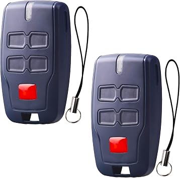 2 Pack Garage Door Remote Control for BFT MITTO B2, 433.92MHZ Electric Gate Fob, 4 Channels Garage Door Remote Fit for Rolling BFT Mitto 2, Kleio, Ghibli, TRC 2, TR 2PCS