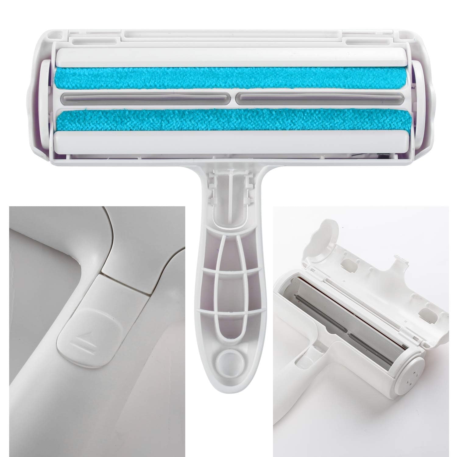 XIBO Pet Hair Remover Roller cat Hair Remover, Self Cleaning pet Hair Remover, Cashmere Roller Animal Hair Removal Tool,Carpet, Bedding, Car Seat. 2