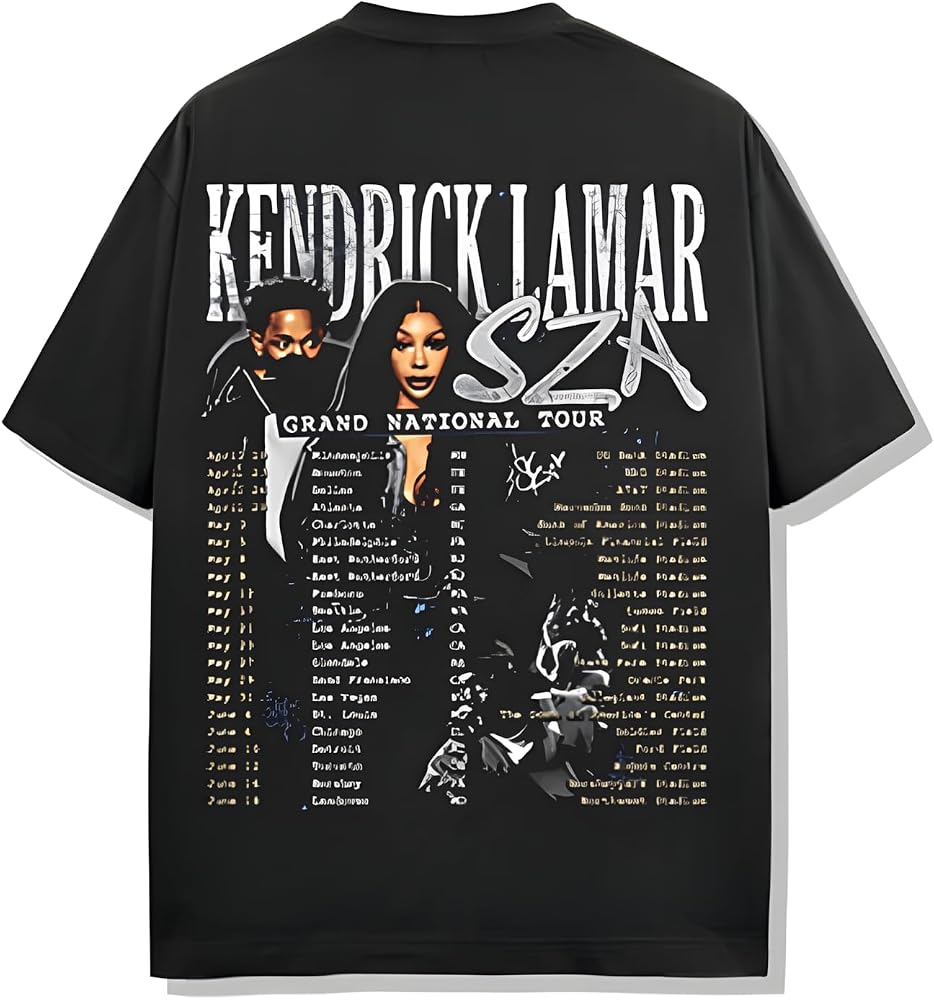 Amazon.com: Kendrick S.Z.A Grand National Tour Lamar Camisa
