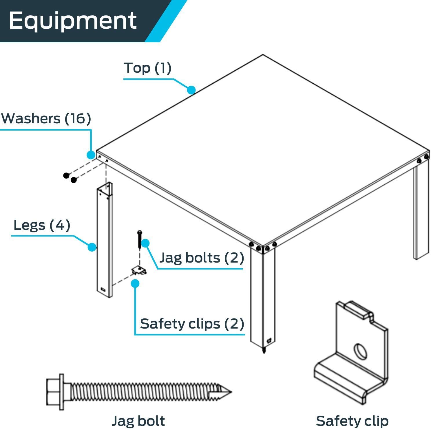 Black Friday - 80% OFF HoldRite 40-S-30-U Water Heater Stand, Galvanized Steel, 30 Inch