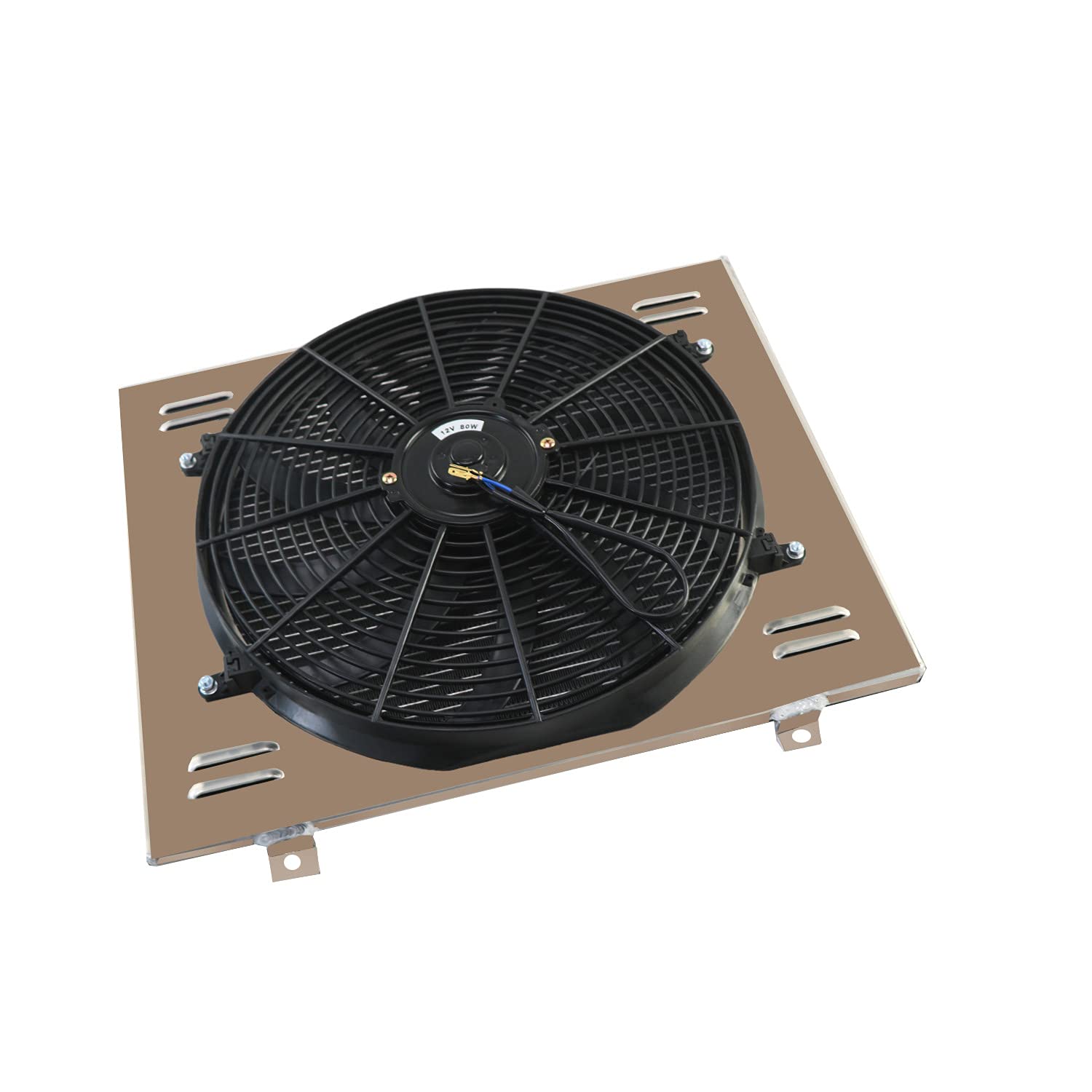 Radiator Shroud & Fan Compatible for 1967 1968 1969 Chevy Camaro/Pontiac Firebird V8
