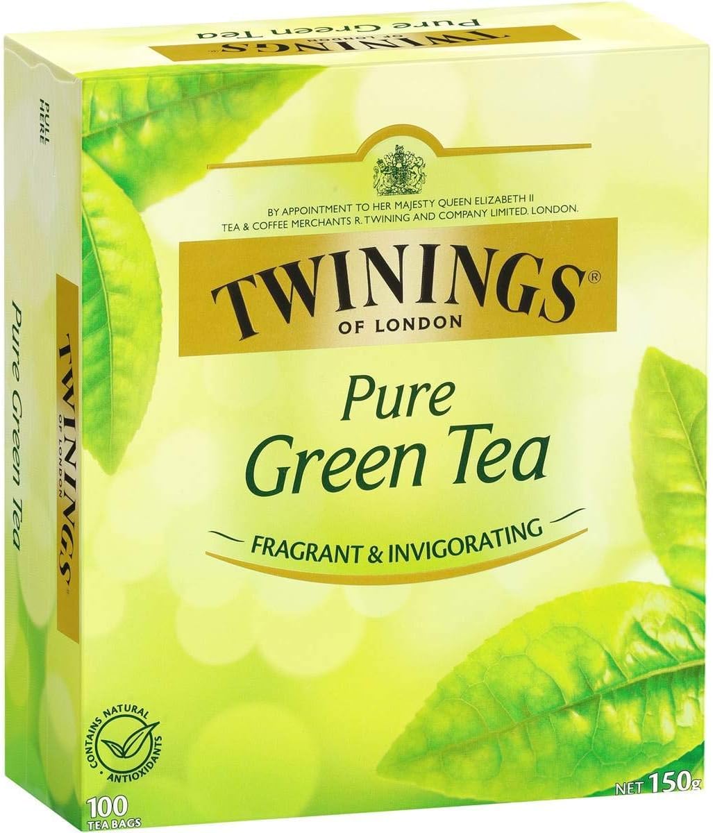 Twinings Tea – All Natural, Pure Green Tea Bags – 100 Count