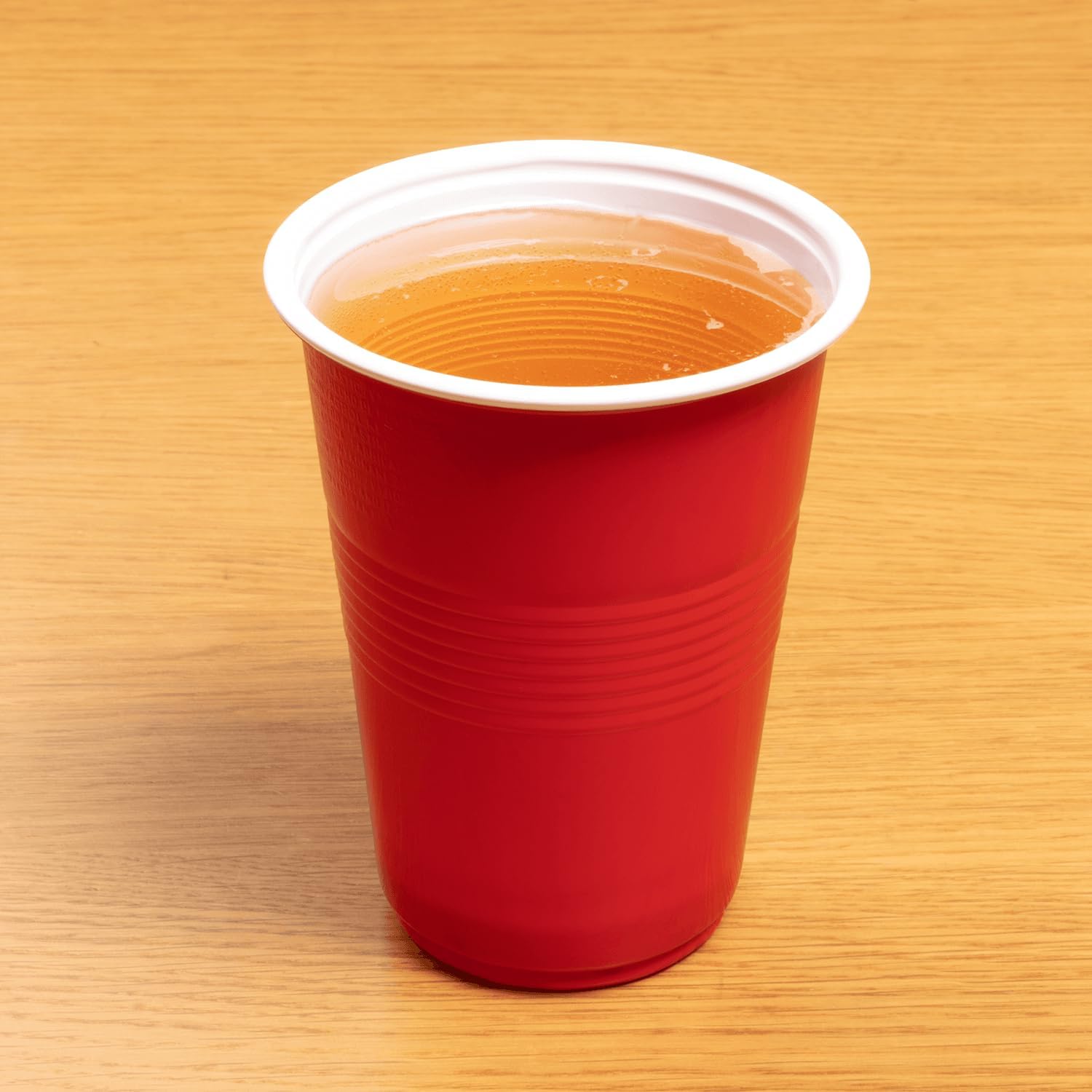 Karat [16oz - 600 ct Vibrant Red Ripple Party Cups - Durable, BPA-Free PP Plastic - Ideal for Beverages and Soft Drinks (CS-PP16RW)