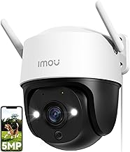 Imou 3K(5MP) 360° Outdoor WiFi Surveillance Camera, 30M Colour Night Vision, People/Vehicle Detection, Intelligent Tracking, IP66 Waterproof, 2.4GHz WiFi and Wi-FI 6, Two-Way Audio