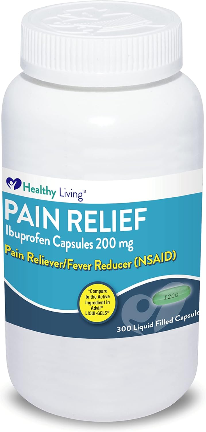 Healthy Living Ibuprofen Liquid Filled Capsules 200 mg