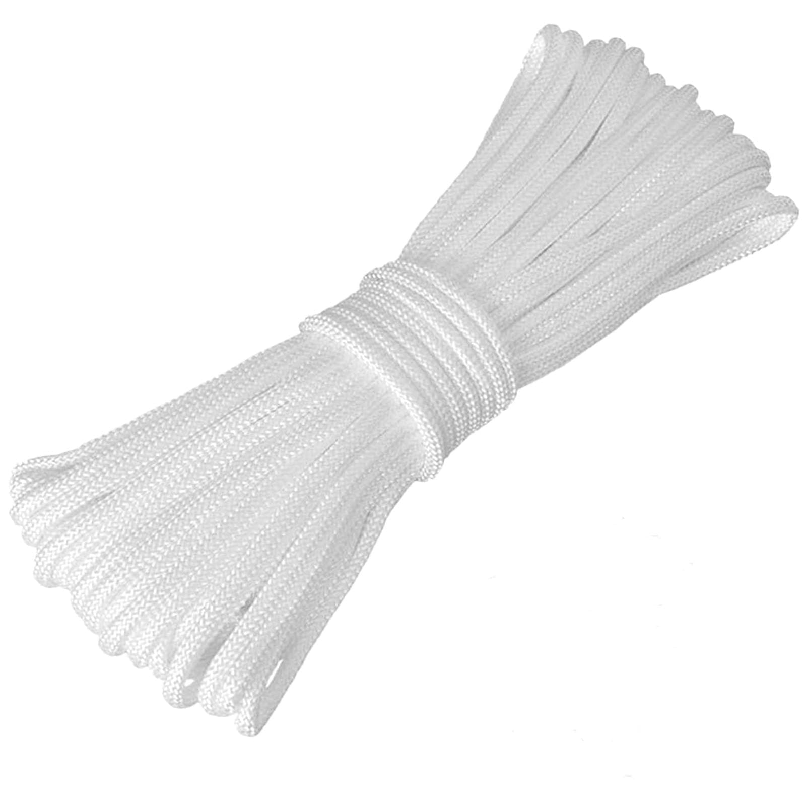 40 Metres 2mm White Nylon Picture Hanging Cord, Heavy Duty Nylon Cord for Picture Frames,Perfect for Hanging Pictures, Mirrors, Paintings, Decorations & Craft Projects