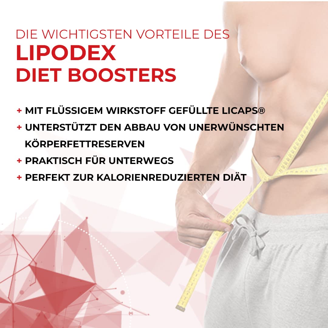 ALL STARS Lipodex Diet Booster Kapseln - Hochwertige Vitamin Kapseln inkl. Vitamin C + Vitamin B6, Fitness-Supplements mit Koffein, Vegetarisch & zuckerfrei