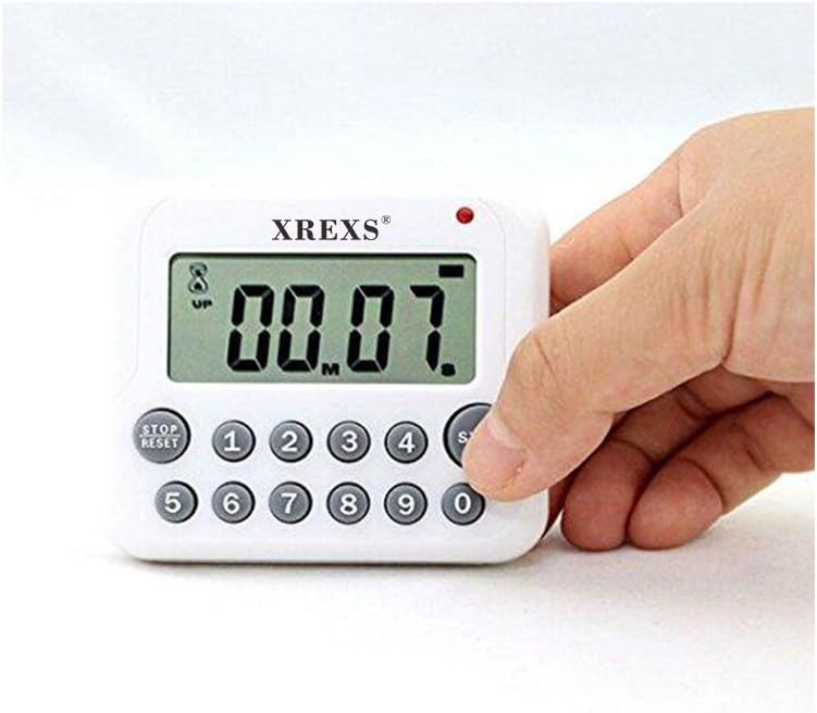 XREXS Digital Kitchen Timer Magnetic Countdown Up Cooking Timer Clock