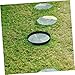 Kisangel Round Concrete Paver Mold Durable DIY Cement Mold for Stepping Stones Garden Pathway Reusable Lawn Decoration Easy to Shape Demold for Artistic