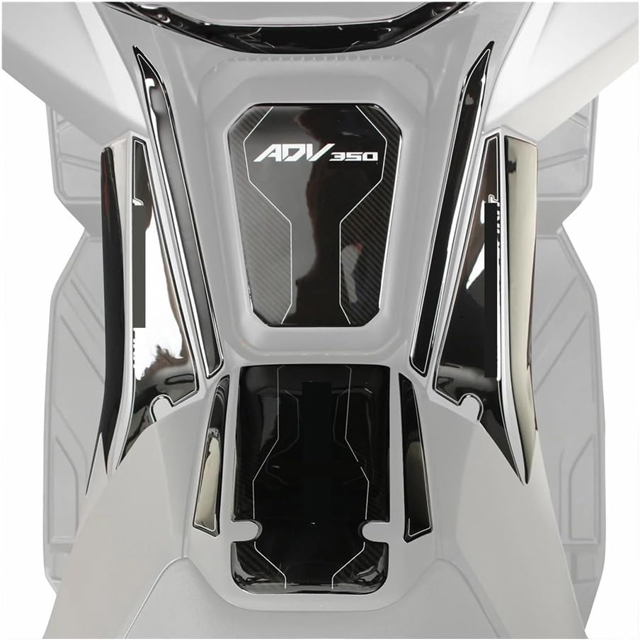 Tank Traction Pad Motorcycle Resin Epoxy Sticker Tank Pad Anti Scratch Decal Non-Slip TankPad for ADV350 ADV 350 2022 2023 2024