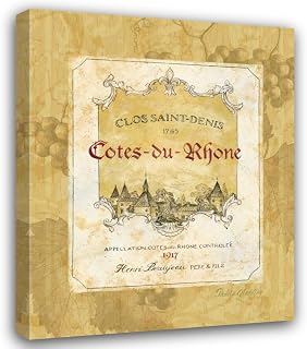 ArtDirect Gladding, Pamela 20x24 Gallery Wrapped Canvas Museum Art Titled: Cotes du Rhone