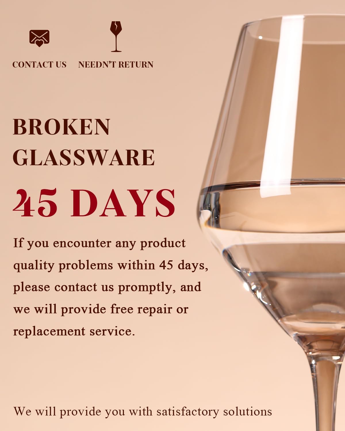 Smokey Grey Wine Glasses Set of 6-【Hand Blown】 Crystal Wine Glasses With Tall Long Stem,Smokey Gray Glasses for Wine Tasting,Wedding Gift,Anniversary,Birthday 16oz - Image 7