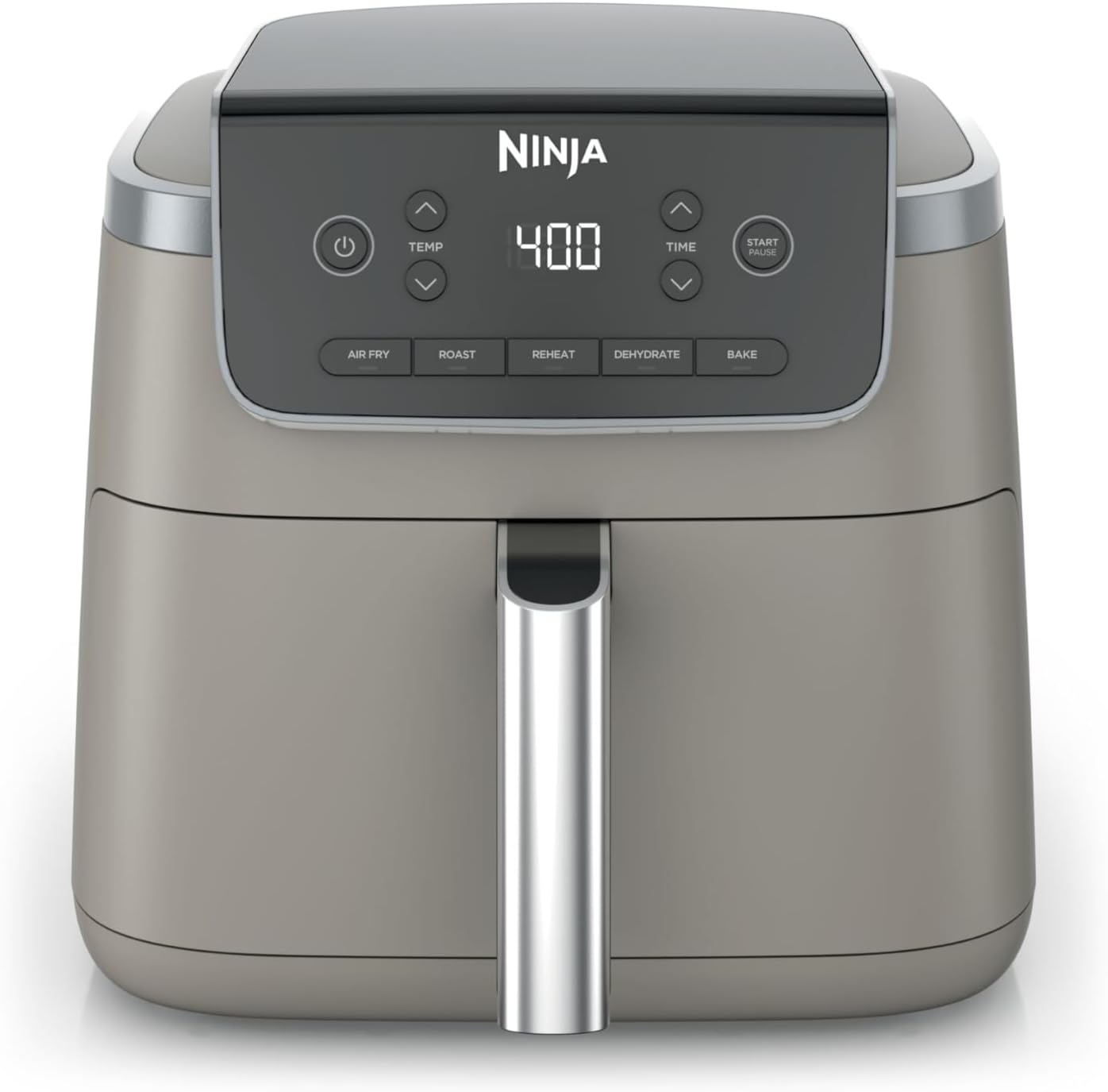 Ninja Air Fryer Pro 5-in-1 | 5 QT Capacity, Air Fry, Bake, Roast, Reheat, and Dehydrate, Air Crisp Technology | Nonstick Basket & Crisper Plate | Stone | AF142SD