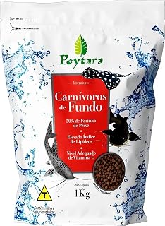 POYTARA - Ração Carnívoros de Fundo P 1kg (Bag)