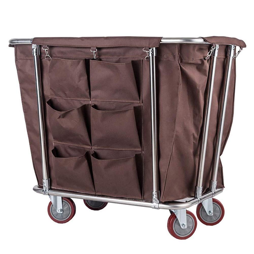 Buy Hospital Trolley, Cart Commercial Laundry Hamper Sorter Cart with Wheels, Hotel Housekeeping