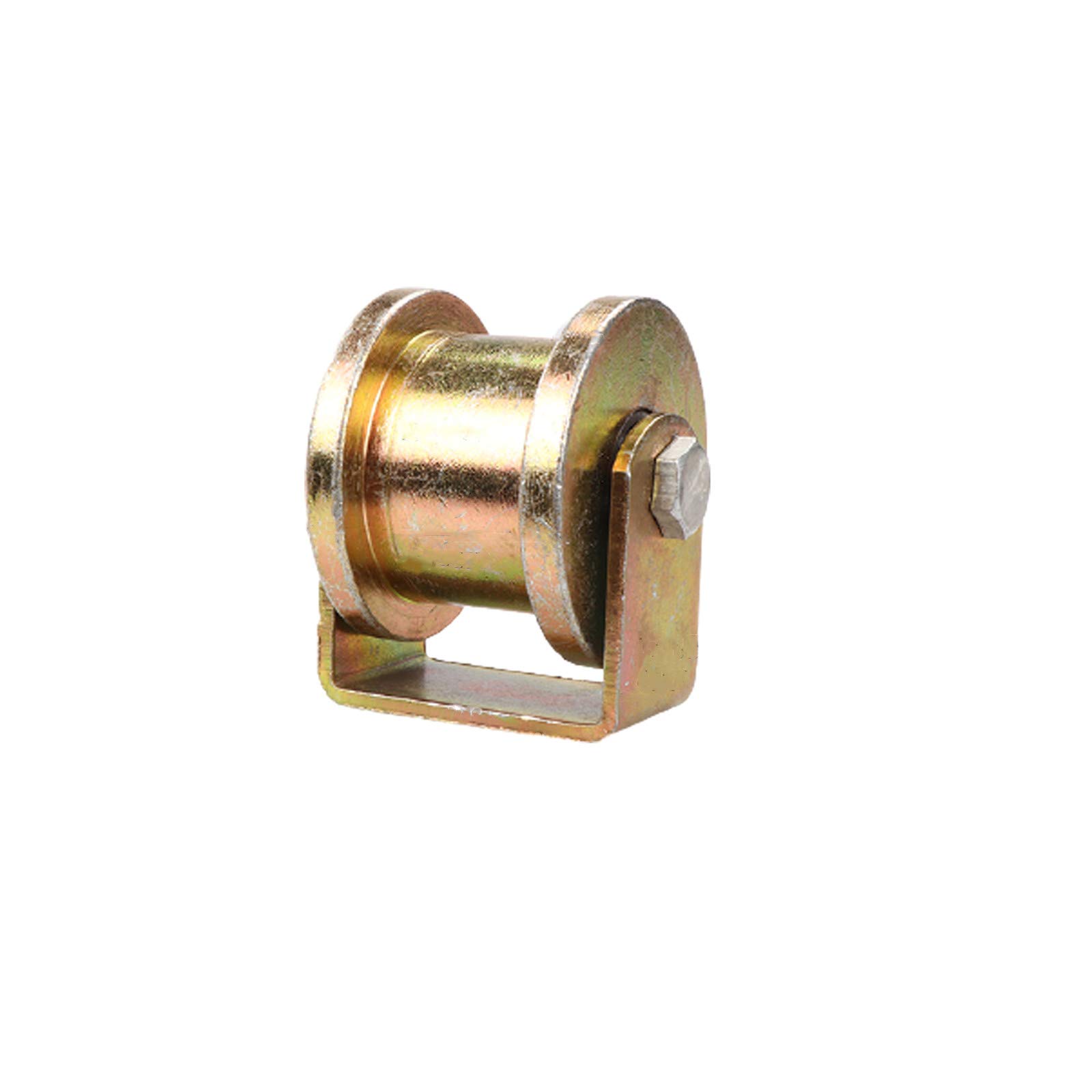Poulie à gorge H 79 mm en acier 45# avec roulement fluide pour rail de câble métallique robuste