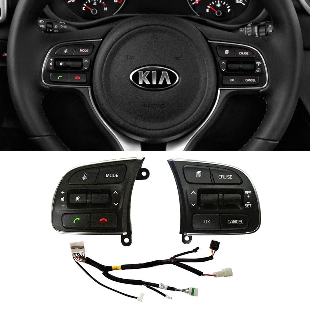 Steering Wheel Extension Wire Bluetooth Cruise Switch 3EA 1Set for KIA Sportage 2017 2018 2019