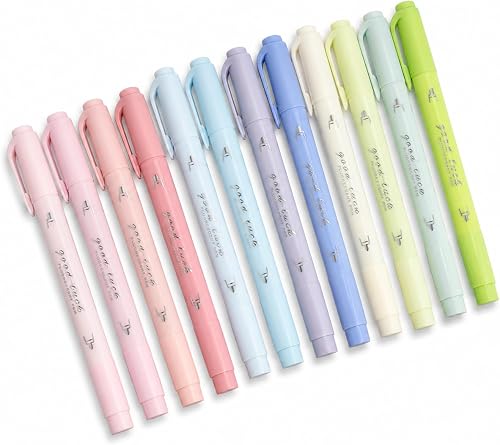 Pastel Highlighters Double-Sided Pack of 12