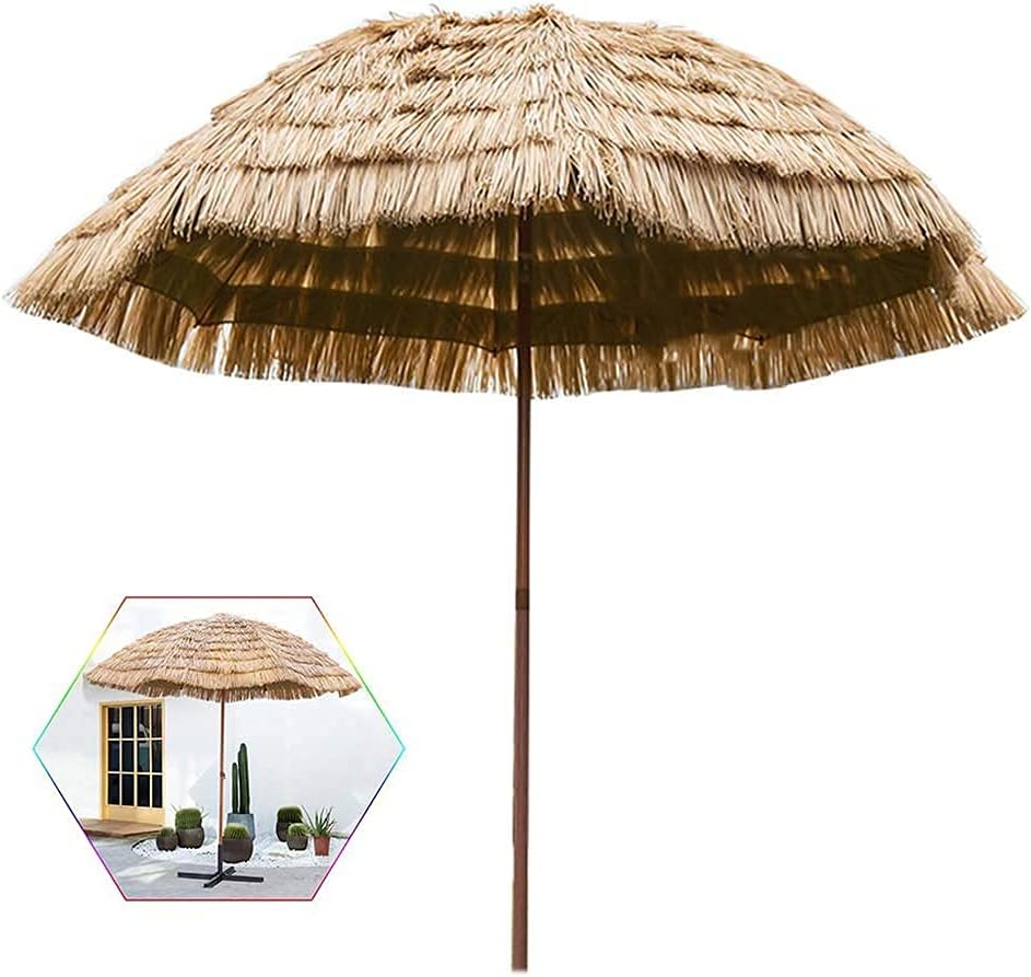 Outdoor Table Market Umbrella ch Umbrella, ched Patio Umbrella, Garden Parasols, Umbrellas for Outside Pool, Base is not Included in Umbrella Suitable for Garden and Garden Umbrella Funct