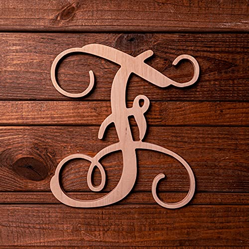 Unfinishedwoodco Monogram Unfinished Wood Letter Vine 13 Inch, 13-Inch, F #TOP1