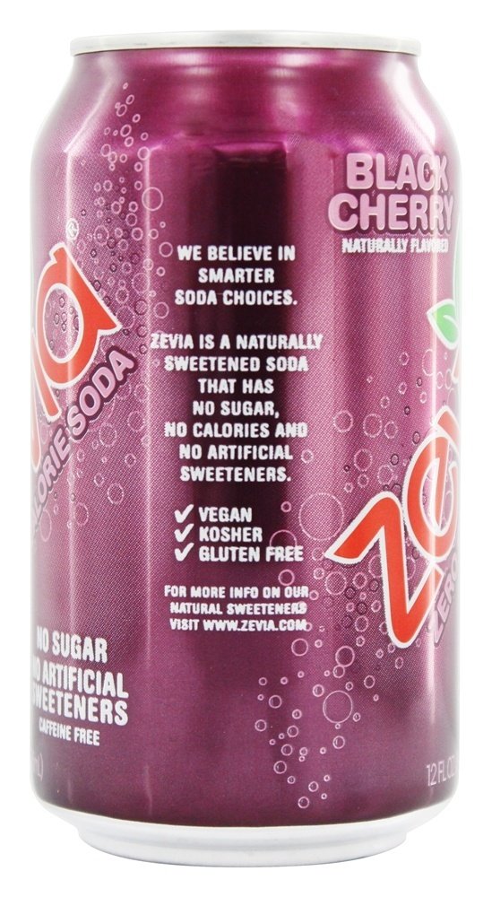 Zevia Natural Black Cherry Diet Soda (4x6/12 OZ)
