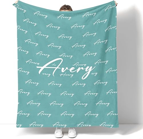 Miniatura 14 de Mantas de bebé personalizadas para niños y niñas, manta personalizada para bebé, manta para envolver con nombre, manta pequeña de felpa suave