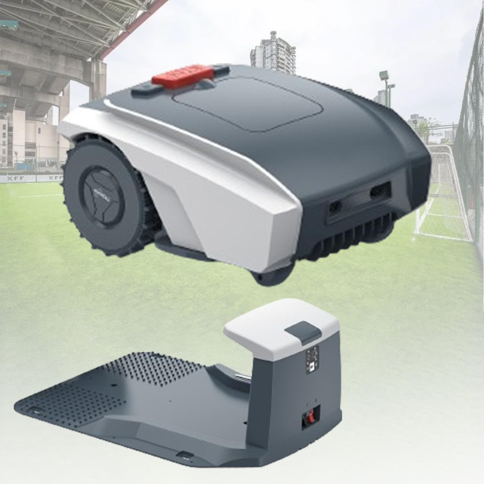 Cortadora de césped automática Inteligente con planificación de Ruta GPS, cortadora de césped robótica Que Corta hasta 1500 m², Control de aplicación, Corte Personalizado, para jardín