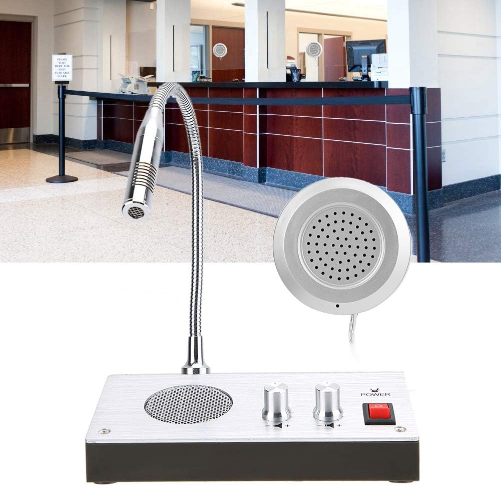 Buy 1 get 1 Counter Intercom Interphone, Noise-Free Dual-Way Bank/Office/Store/Station Window(US) Up To 40% OFF Counter Intercom Interphone, Noise-Free Dual-Way Bank/Office/Store/Station Window(US)