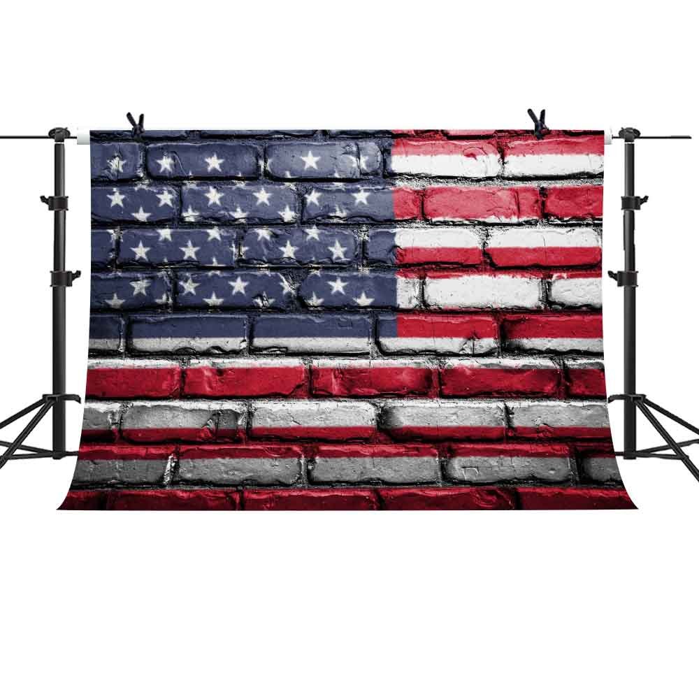 Mme 10 x 7ft telón de Fondo de la Bandera Americana Las Estrellas y Rayas telón de Fondo – Fondo fotografía Familia Accesorios vídeo geme276