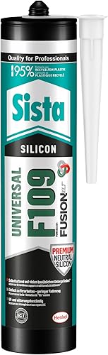 Sista F109 Fusion, universell einsetzbare Dichtmasse, Silikon Dichtstoff für Fas