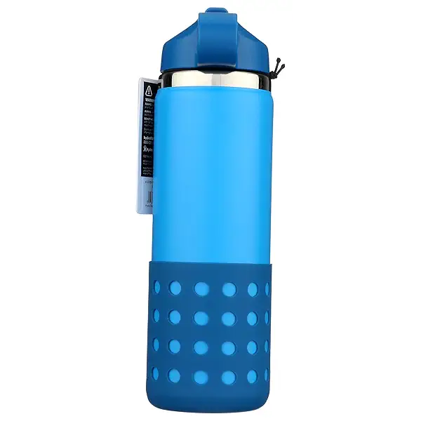 Hydro Flask 20 Oz Kids Wide Mouth Straw Cap And Boot Lake 2