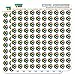South Africa National Country Flag 1/2" (0.5") Planner Calendar Scrapbooking Crafting Stickers - Opaque