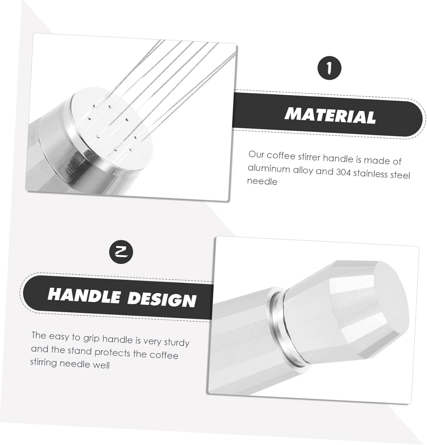 Coffee Needle Espresso Stirrer Tool for Uniform Coffee Powder Distribution Base Housewarming and Brewing Accessories