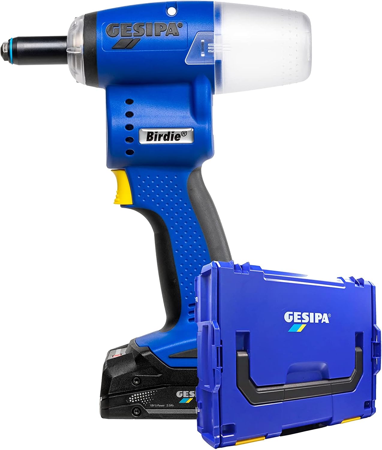 Gesipa Birdie 18v Cordless Brushless Riveter Tool 1 x 2ah Li-ion