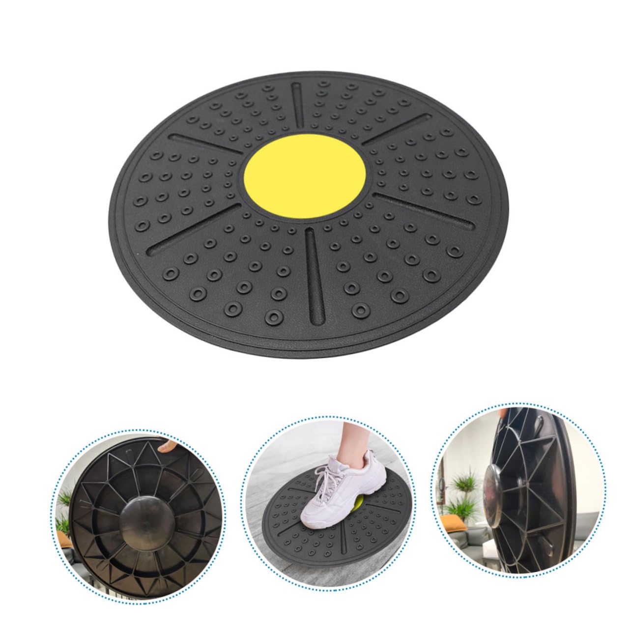 1pezzi Balance Massage Board Per Allenamento e Fitness Piattaforma Antiscivolo Per Esercizi Riabilitazione e Stabilità e Palestra