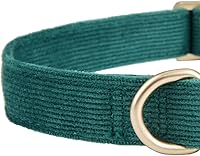 Vista 40 de Collar de Algodón Suave para Perro con Hebilla de Metal Ajustable de Servicio Pesado Cómodo Collares de Pana para Perros Pequeños, Medianos