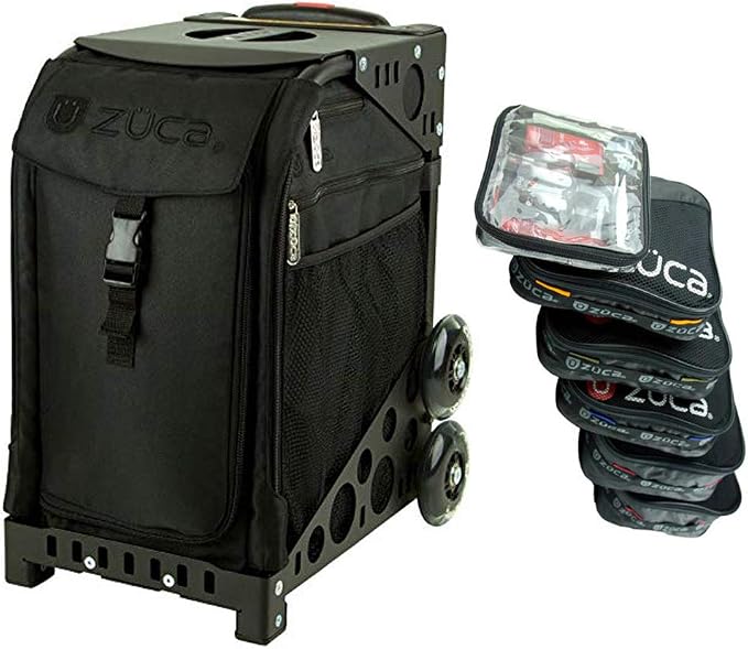 Amazon.com: ZUCA Stealth - Bolsa deportiva negra con bolsa de embalaje  profesional, juego de 5 bolsas grandes y 1 pequeña apilables (marcos  deportivos se venden por separado) : Deportes y Actividades al Aire Libre