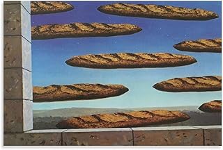 BRogeh Original Vintage Print 1975 by Rene Magritte. The Golden Legend (1958) Surrealism Posters Poster Decorative Painting Canvas Wall Art Living Room Posters Bedroom Painting 16x24inch(40x60cm)
