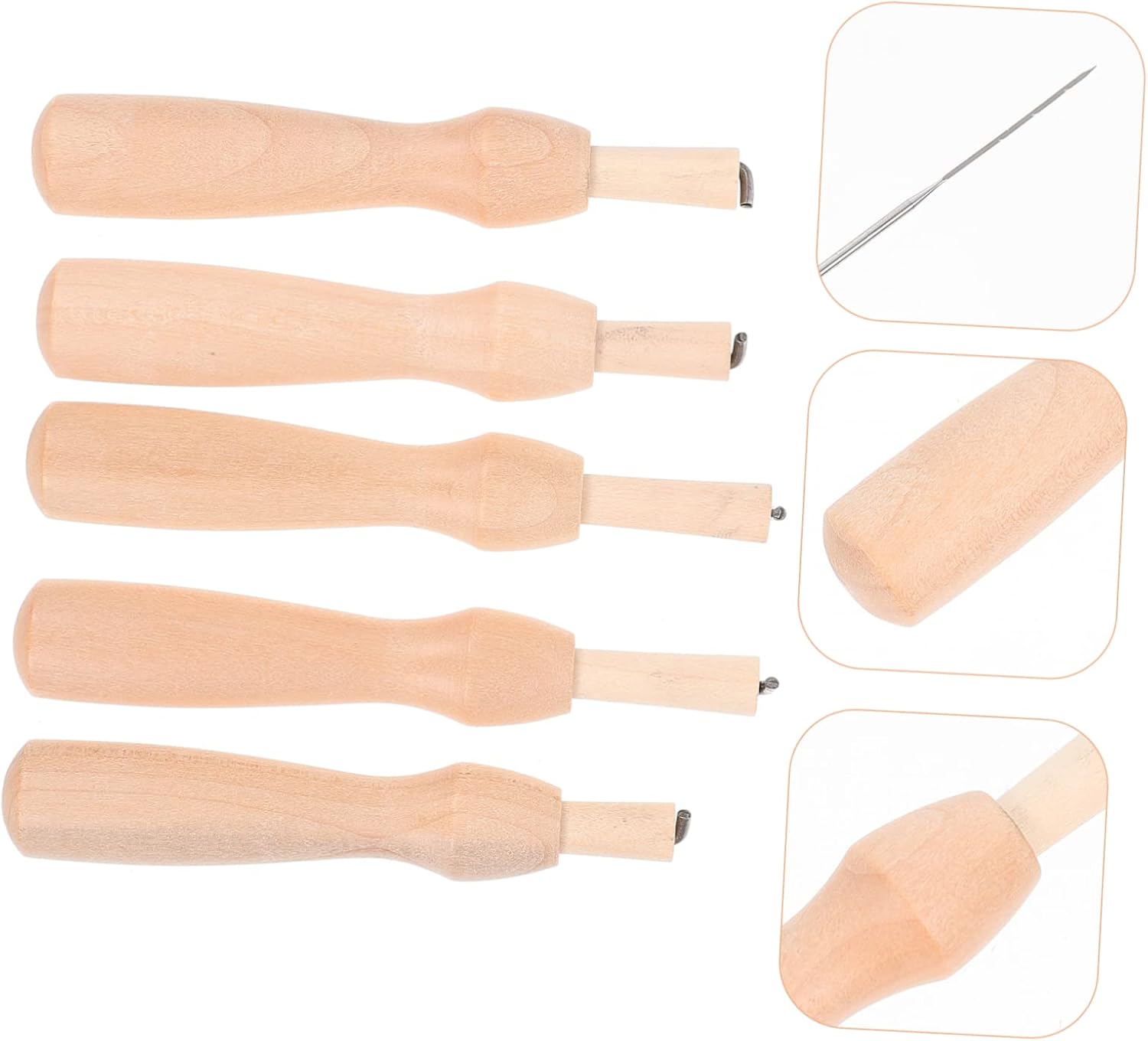 OSALADI 20pcs Needle Felting Needles Handles Craft Tools for Felting Projects and Art