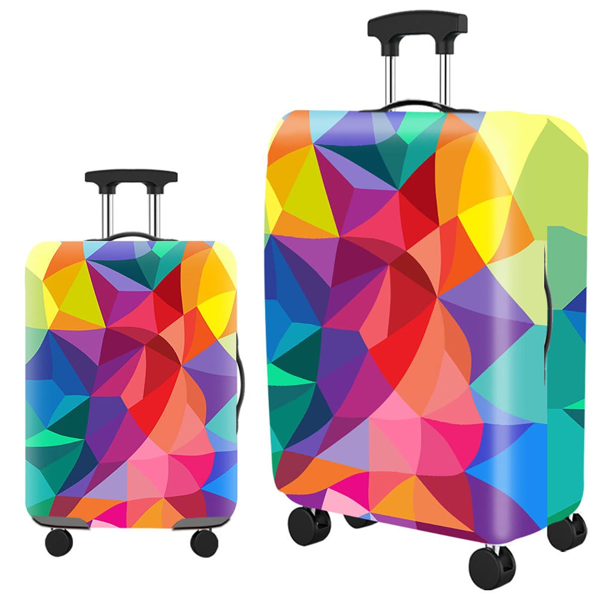 Luggage Cover for Travel Suitcase Protector Anti-scratch, Fits 18-32 Inches, Waterproof Stretchable Thickened Dustproof Spandex Fabric with Zipper (